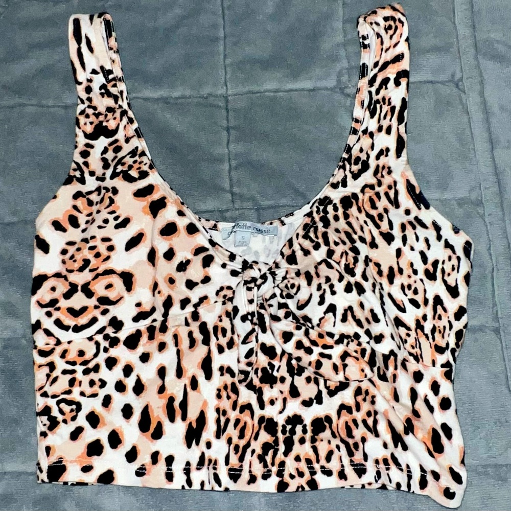 Cheetah Print Crop Top